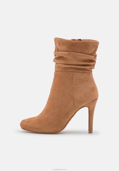 femei botine cu toc înalt cognac Anna Field22842256