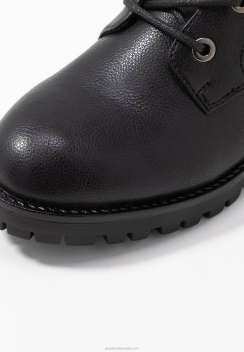 femei cizme cu siret negre Anna Field22842222