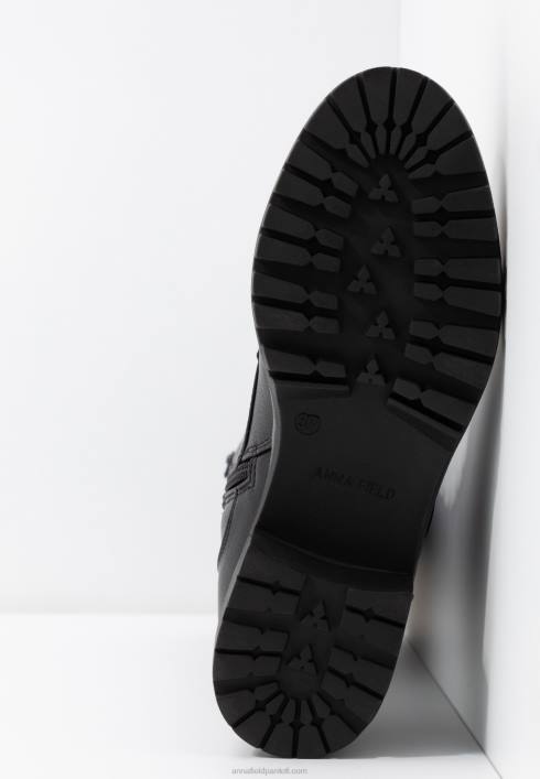 femei cizme cu siret negre Anna Field22842222