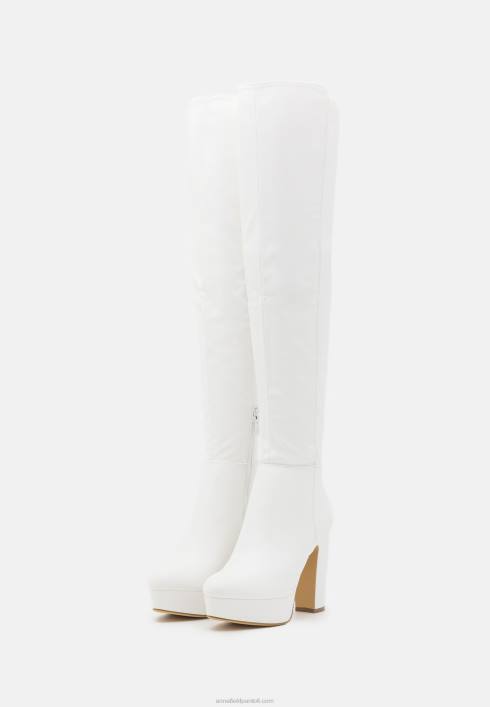 femei cizme peste genunchi albe Anna Field22842233