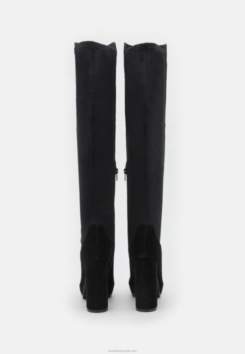 femei cizme peste genunchi din piele negre Anna Field22842239