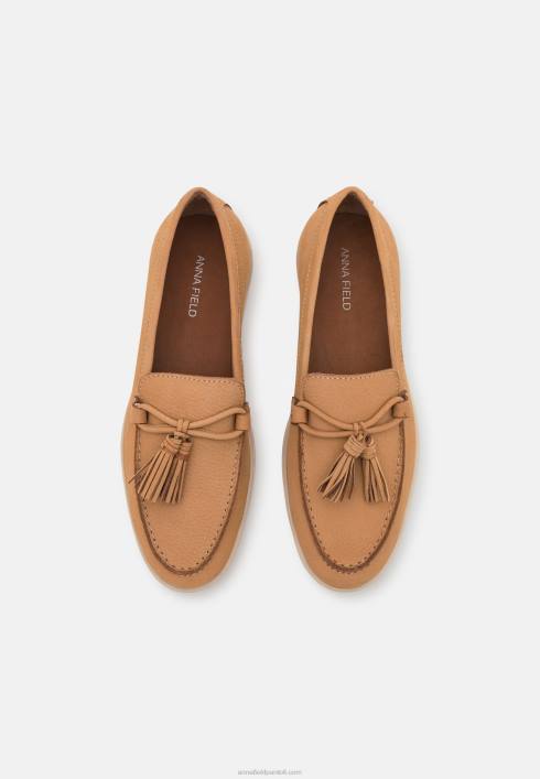 femei papuci din piele bej Anna Field22841814