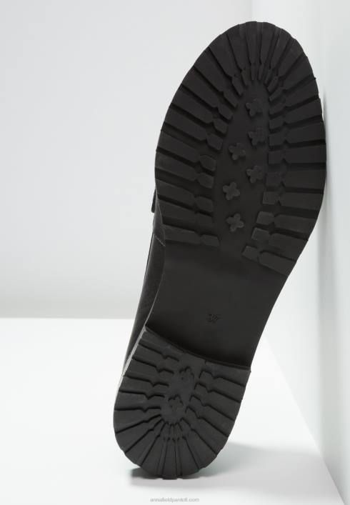 femei papuci din piele neagra Anna Field22841829