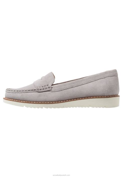 femei slip-on din piele confortabilă gri Anna Field22841784