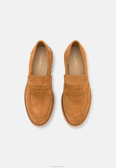 femei slip-ons din piele cognac Anna Field22841822