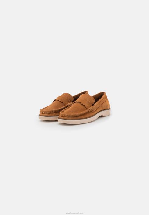femei slip-ons din piele cognac Anna Field22841825