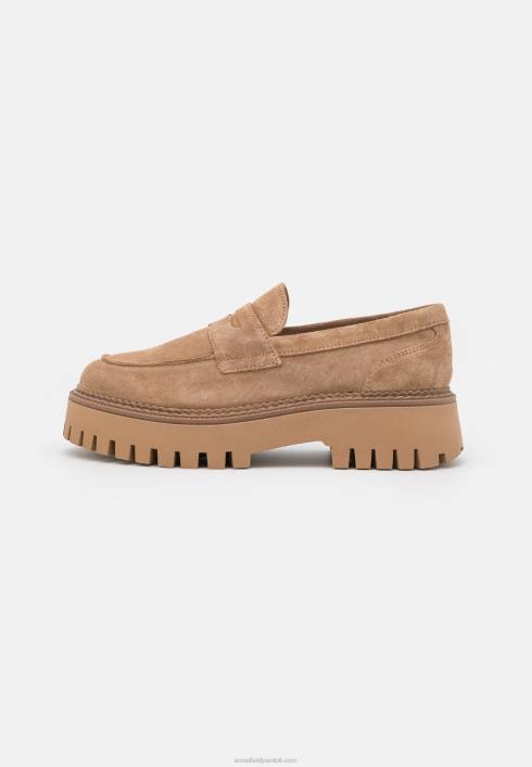 femei slip-ons din piele taupe Anna Field22841783
