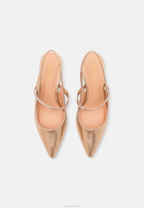 femei tocuri clasice aurii Anna Field22841611