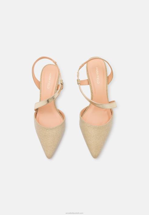 femei tocuri clasice aurii Anna Field22841631