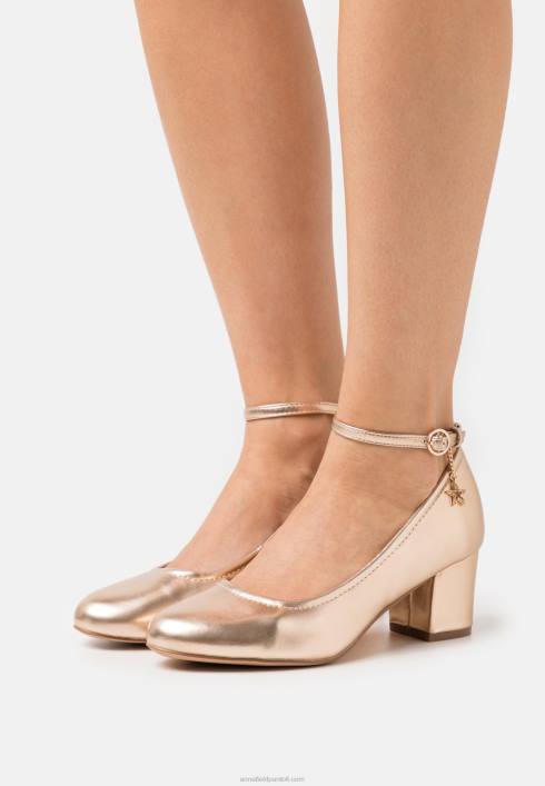 femei tocuri clasice de culoare auriu roz Anna Field22841680