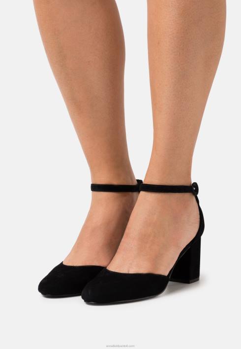 femei tocuri clasice piele negru Anna Field22841653