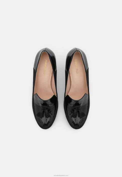 femei tocuri clasice piele negru Anna Field22841686