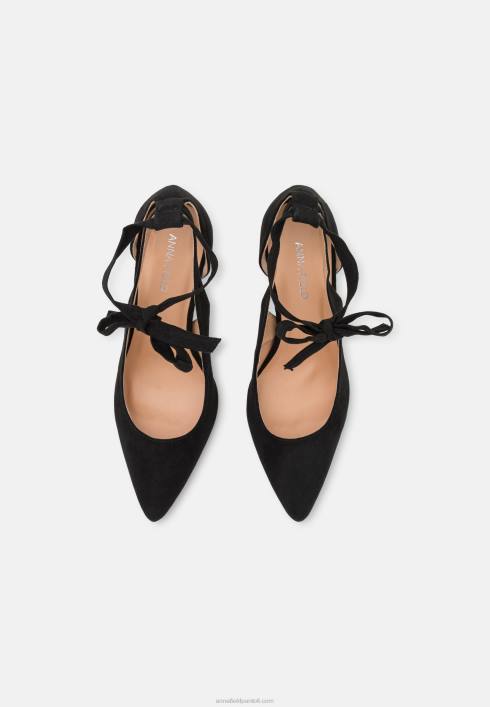 femei tocuri cu siret negre Anna Field22841772