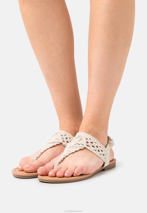 femei sandale T-bar de culoare albă Anna Field22841524