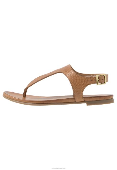 femei sandale T-bar din piele coniac Anna Field22841495