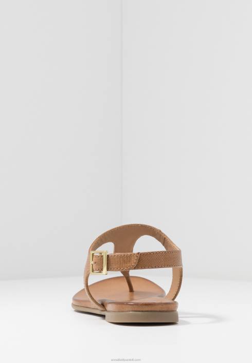 femei sandale T-bar din piele coniac Anna Field22841495