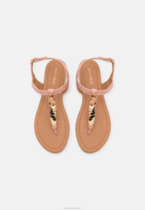 femei sandale T-bar roz deschis Anna Field22841548