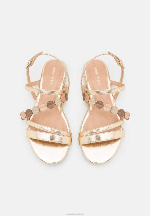 femei sandale aurii Anna Field22841260
