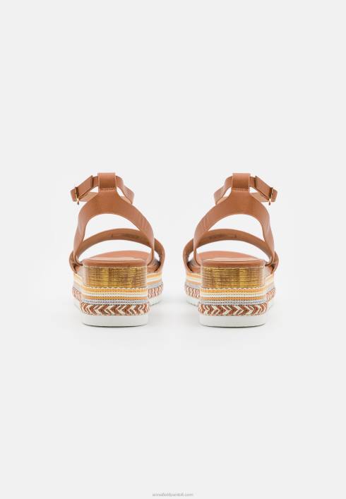 femei sandale cu platformă coniac Anna Field22841471