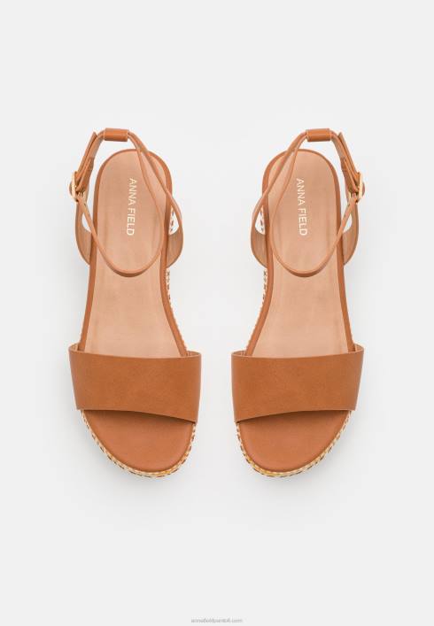 femei sandale cu platformă coniac Anna Field22841471