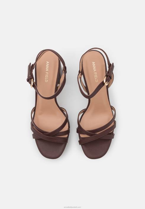 femei sandale cu platformă maro închis Anna Field22841558