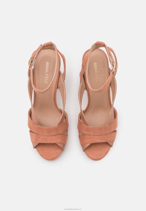 femei sandale cu platformă trandafir închis Anna Field22841553