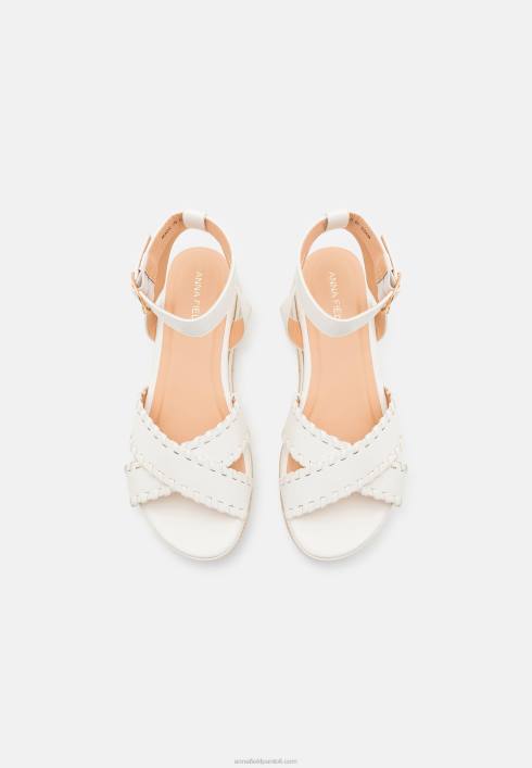 femei sandale cu platforma albe Anna Field22841493