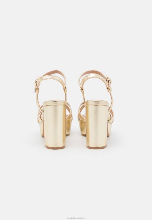 femei sandale cu platforma aurii Anna Field22841588