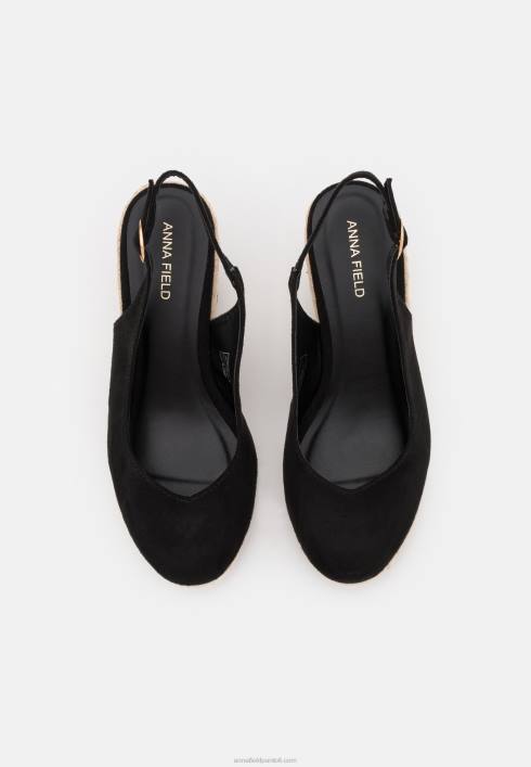 femei sandale cu platforma negre Anna Field22841458