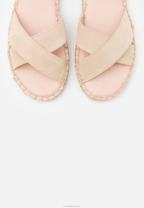 femei sandale cu platforma piele bej Anna Field22841576