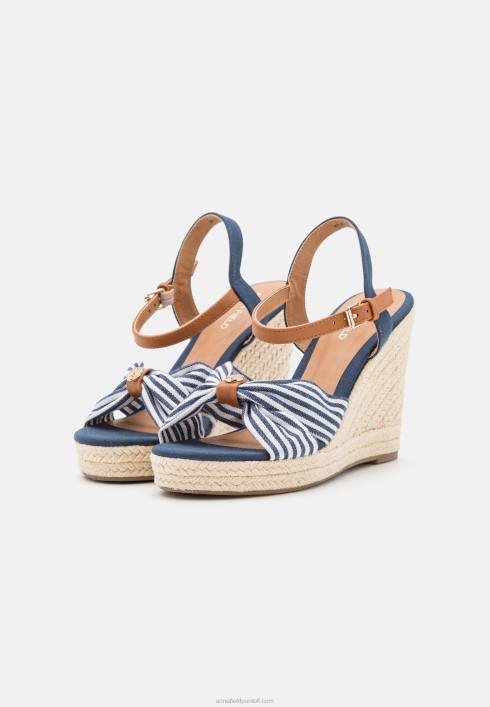 femei sandale cu toc inalt albastru inchis Anna Field22841491