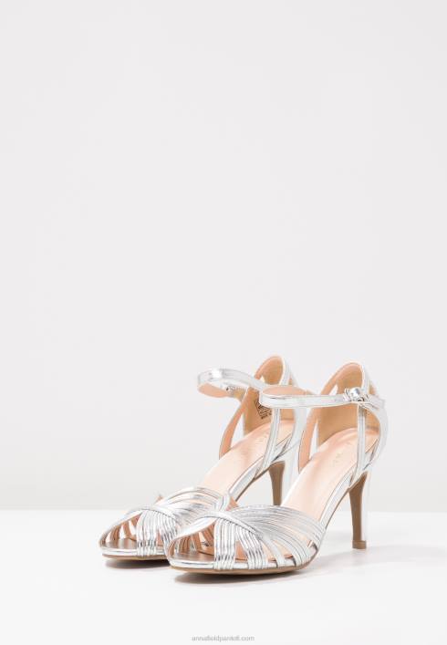 femei sandale cu toc inalt argintii Anna Field22841241