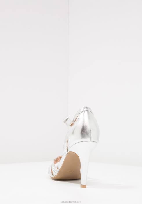 femei sandale cu toc inalt argintii Anna Field22841241