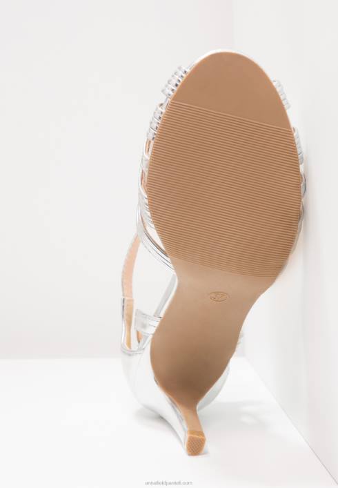 femei sandale cu toc inalt argintii Anna Field22841241