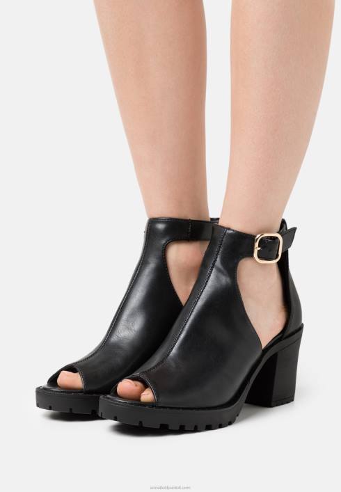 femei sandale cu toc inalt negre Anna Field22841272