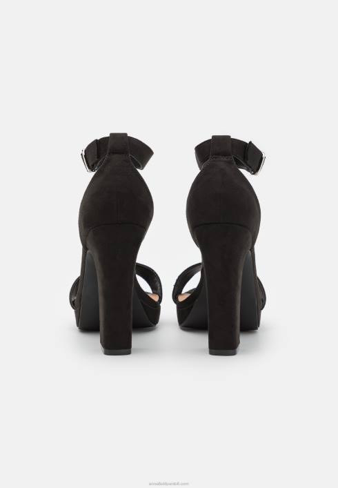 femei sandale cu toc inalt negre Anna Field22841564