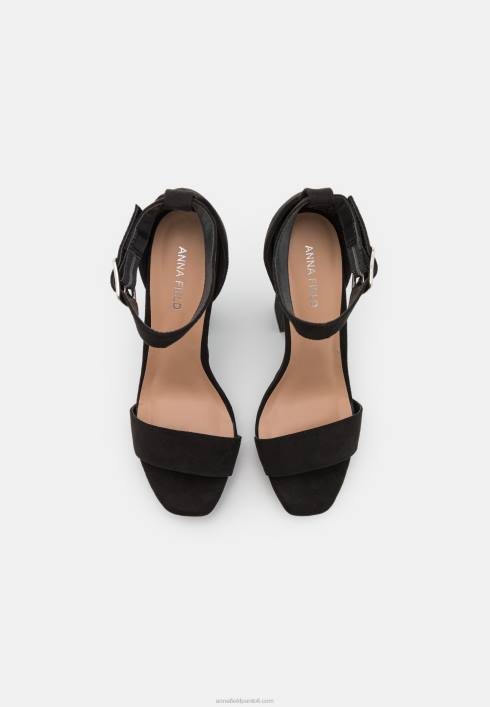 femei sandale cu toc inalt negre Anna Field22841564