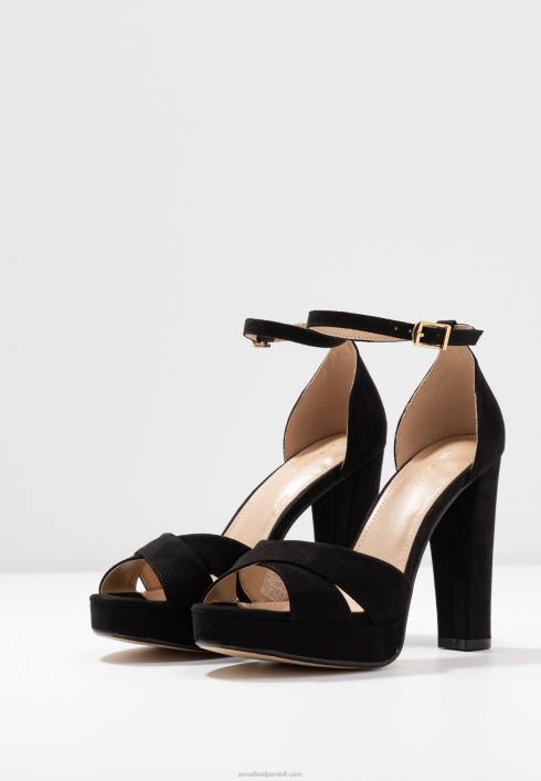 femei sandale cu toc inalt negre Anna Field22841570