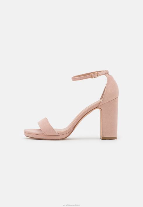 femei sandale cu toc inalt roz deschis Anna Field22841275
