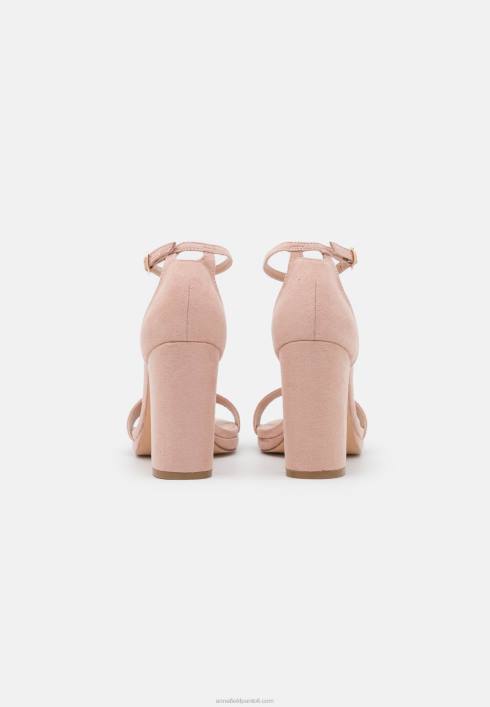 femei sandale cu toc inalt roz deschis Anna Field22841275