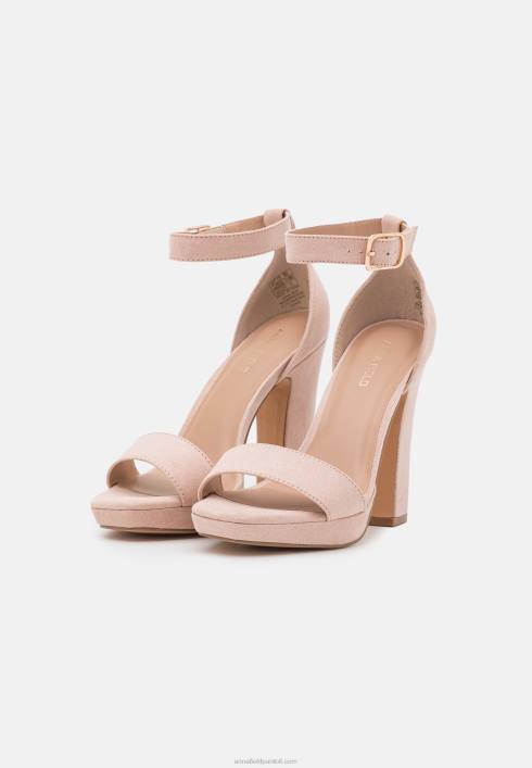 femei sandale cu toc inalt roz deschis Anna Field22841575