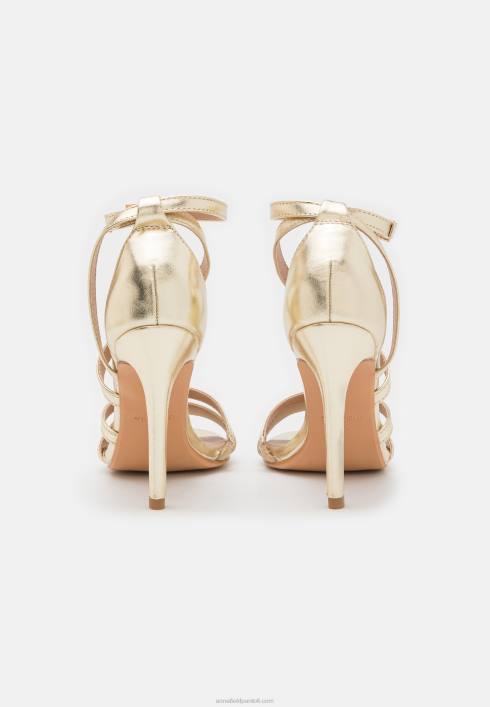 femei sandale cu toc înalt aurii Anna Field22841289