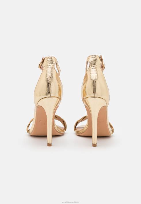femei sandale cu toc înalt aurii Anna Field22841291