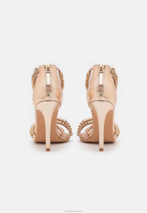 femei sandale cu toc înalt aurii Anna Field22841295
