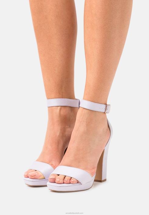 femei sandale cu toc înalt liliac Anna Field22841574