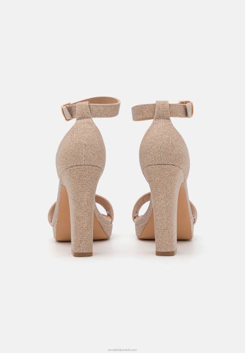 femei sandale cu toc înalt rose gold Anna Field22841566