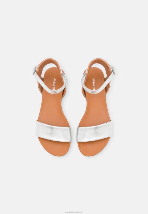 femei sandale din piele argintie Anna Field22841300