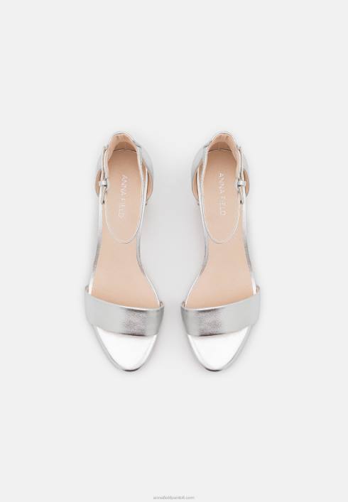 femei sandale din piele argintie Anna Field22841381