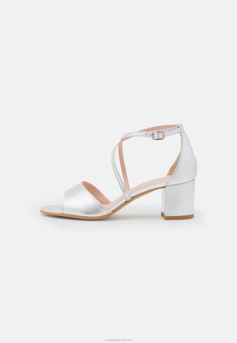 femei sandale din piele argintie Anna Field22841427