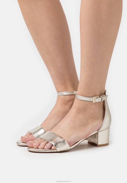 femei sandale din piele aurii Anna Field22841301